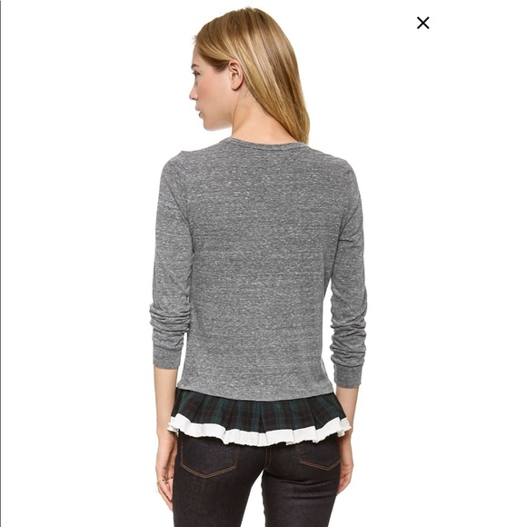 Clu Clu Too || Plaid Ruffle Cardigan - Picture 2 of 7